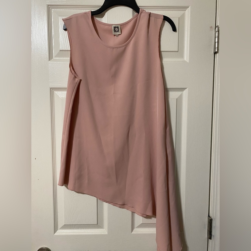 Anne Klein Pink Chiffon Blouse
